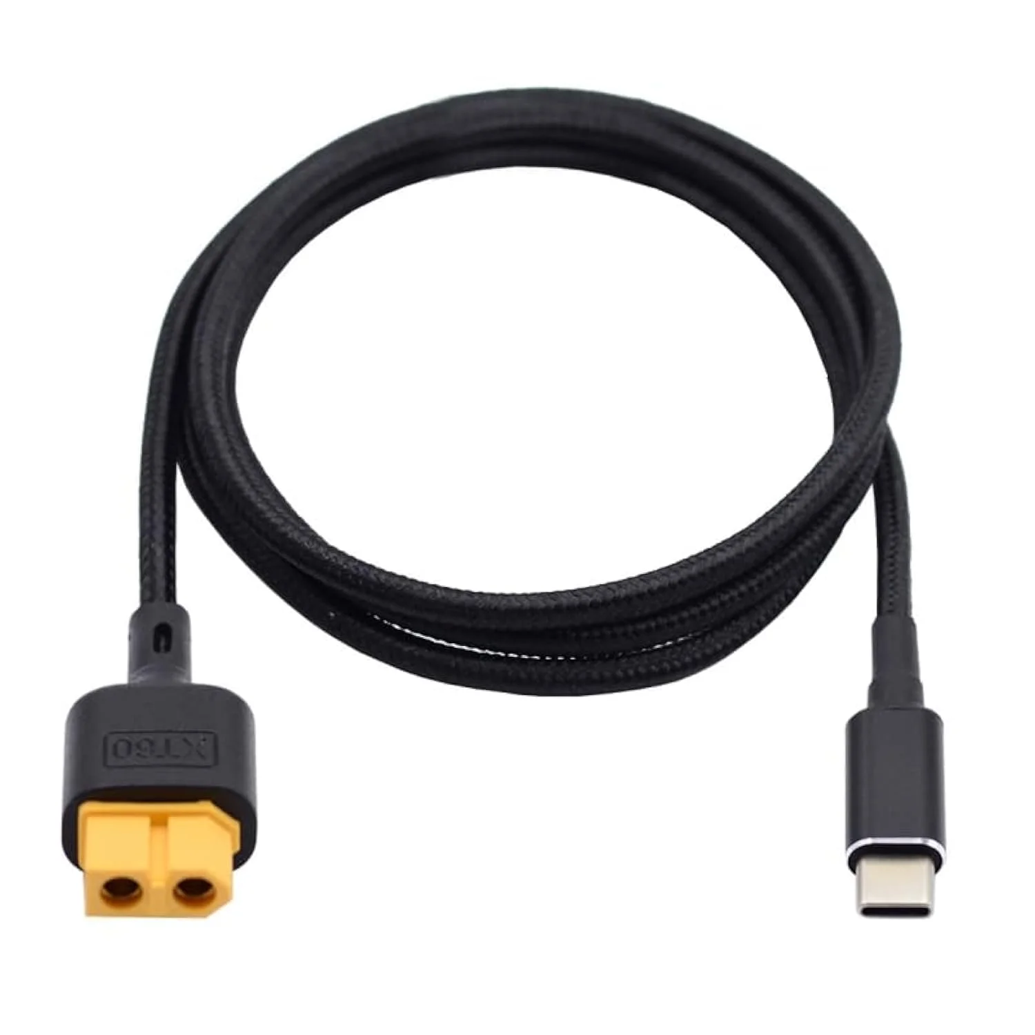 Cabo de carregamento USB C para XT60 Tipo C para XT60 Cabo adaptador fêmea 100W 20V/5A para drone, modelo, armazenamento de energia, energia externa