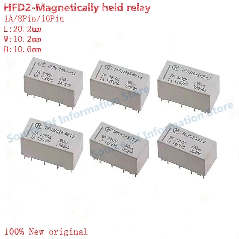 10Pcs HFD2-012-S-L2…