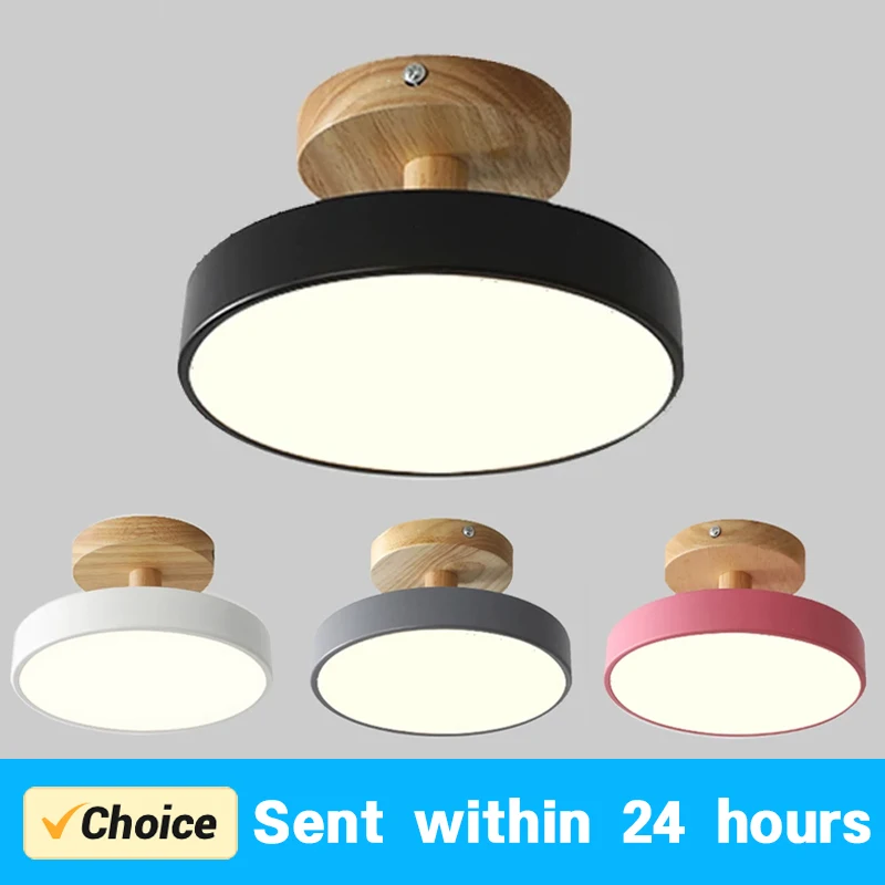 Moderne Macaron LED Gangpad Plafondlamp Kroonluchter Gang Trap Foyer Balkon Slaapkamer Badkamer Binnenverlichtingsarmaturen Glans