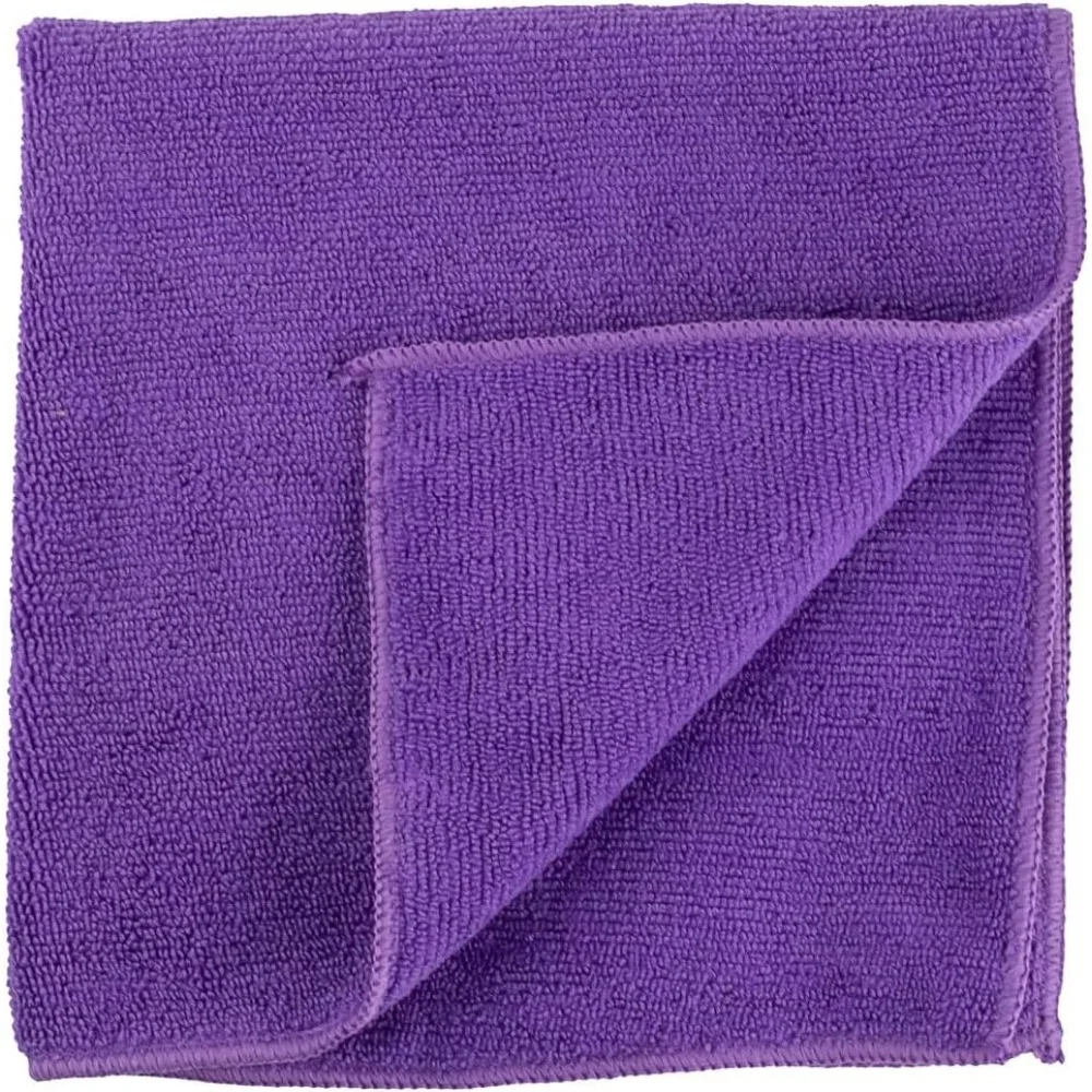 

Professional 16x16 Microfiber Cleaning Cloths 10 Pack Lint Free Highly Absorbent Non Abrasive Reusable All Purpose Towels