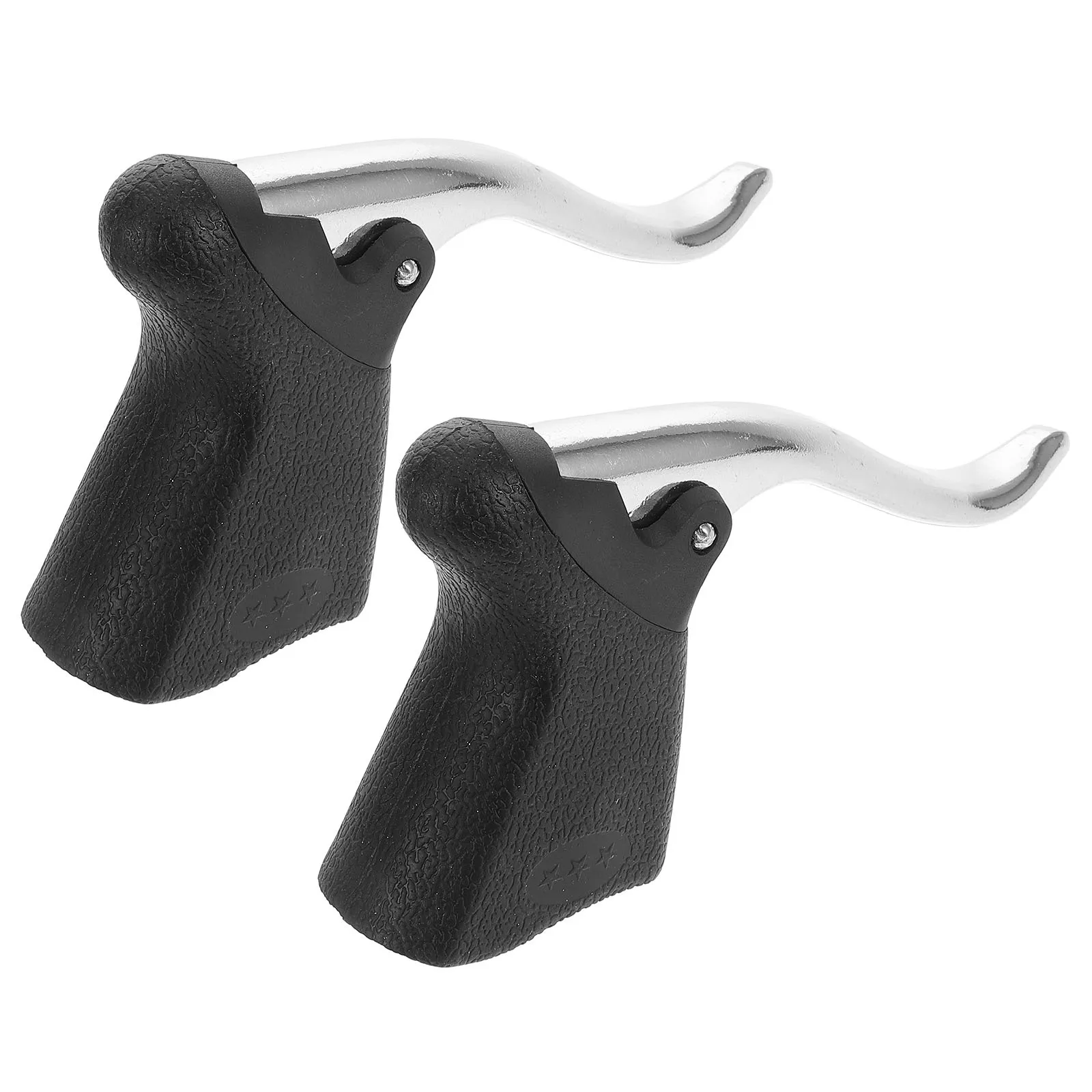 

2Pcs Road Bike Brake Levers Set Aluminum Alloy Drop Handlebar Bicycle Brake Handles for Front Rear Wheels Versatile for Track