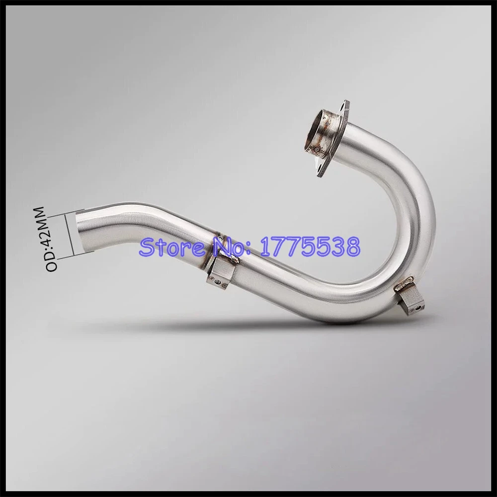 For Yamaha WR450F 2007-2015 Motorcycle Exhaust Muffler Header Manifold Front Pipe Connect Original Exhaust Escape Can Pot