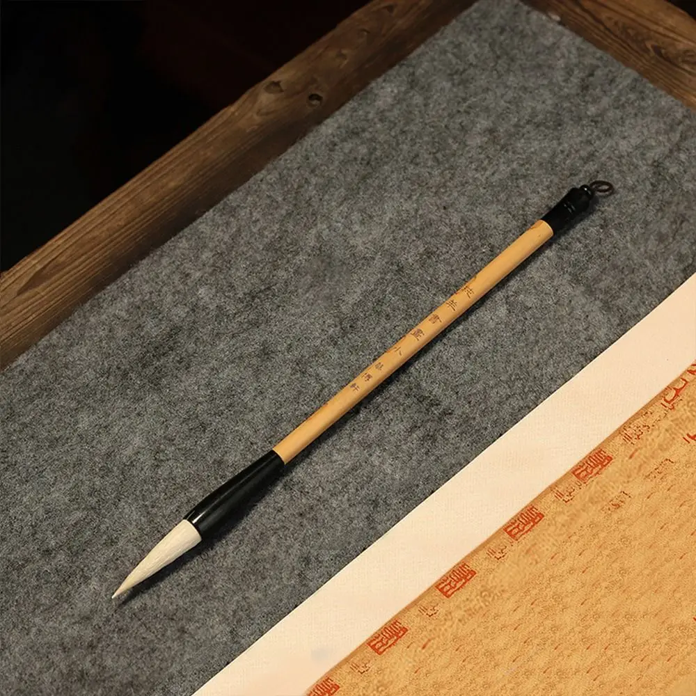 

Traditional Chinese Calligraphy Brush Oil Watercolor Oil Painting Scriptures Writing Brush Goat's Hair High-end Art Paint Brush