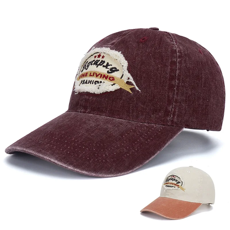 Big head circumference letter embroidery baseball cap female Korean version versatile sunscreen sunshade cap trendy new