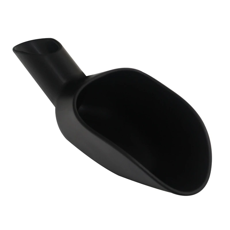1/2PCS Coffee Bean Shovel Scoop for Commerical Coffee Beans Scale Measure Filling Scooper ABS Plastic Black