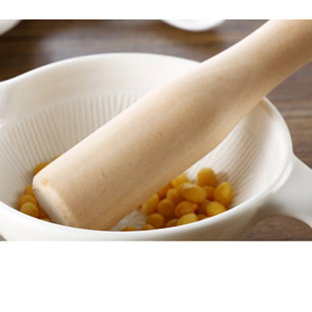 Unvarnished Wooden Food Muddler Grinding Rod Wood Pestle Professional Muddler - Theaceae Wooden Mojito Muddler