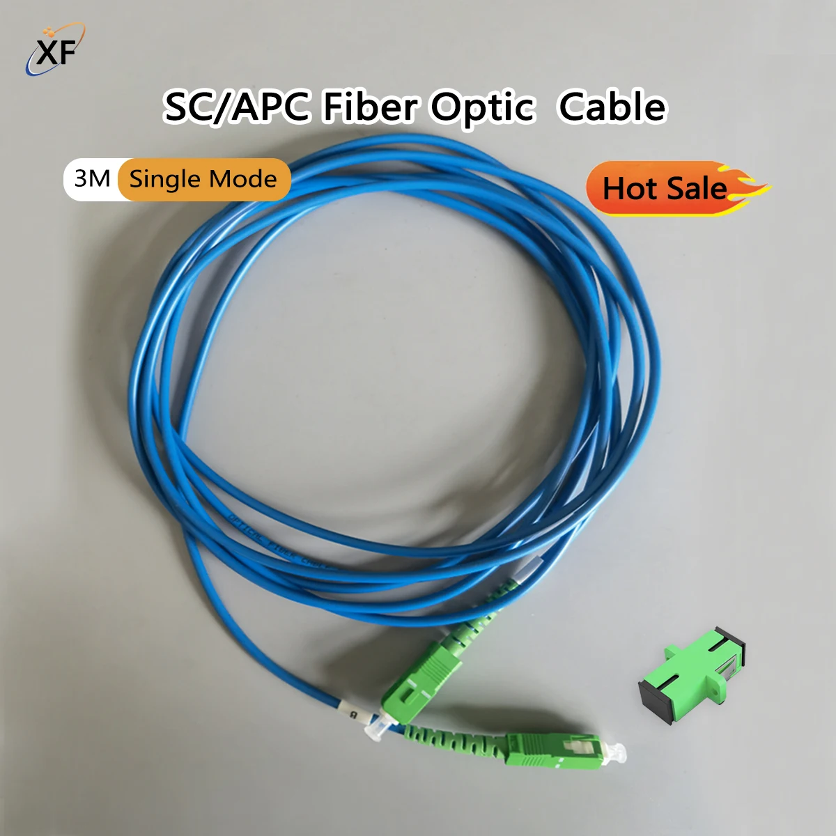 

Оптический патч-корд, кабель 3 м SC/APC-SC/APC G652D, одномодовые оптоволоконные кабели для внутренней сети FTTH, бесплатная оптоволоконная муфта