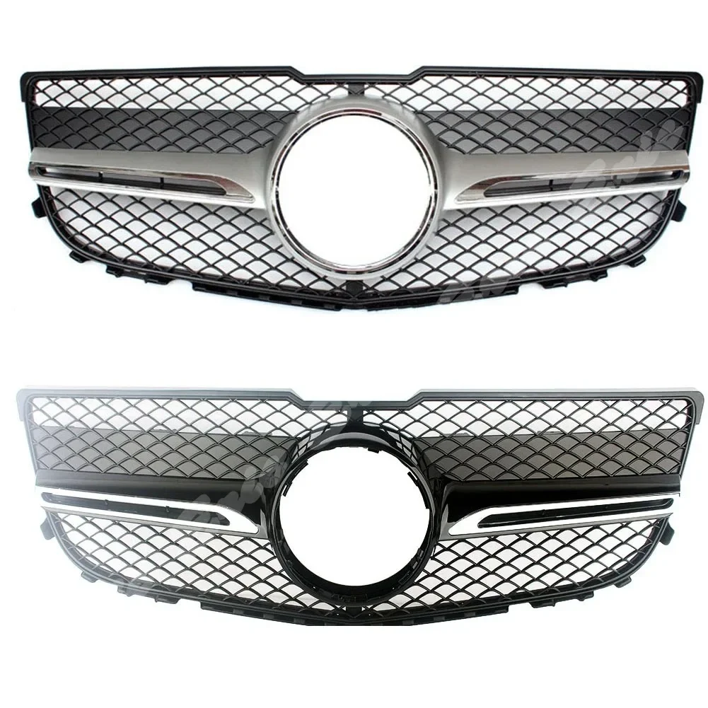 Car Front Racing Billet Bumper Grille Upper Facelift Grill For Mercedes-Benz X204 GLK Class 2013 2014 2015