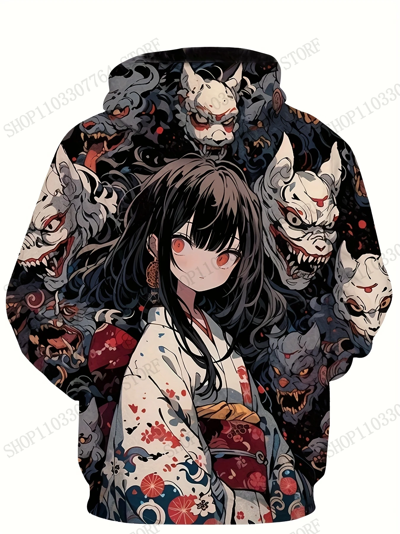 

Новая японская манга Катана для девочек, толстовка с 3d принтом для мужчин и женщин, модный спортивный костюм больших размеров, спортивная толстовка с капюшоном на открытом воздухе, мужская одежда