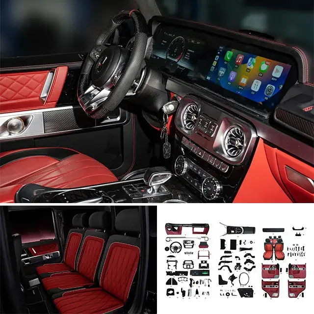 ينطبق على ترقية G-Class G350 G500 G550 إلى تعديل المجموعة الداخلية لمقعد التحكم الداخلي G63 G65 #4