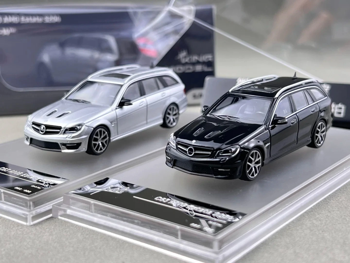 Kingmodel 1:64 MB C 63 Wagon W204 Diecast Model Car