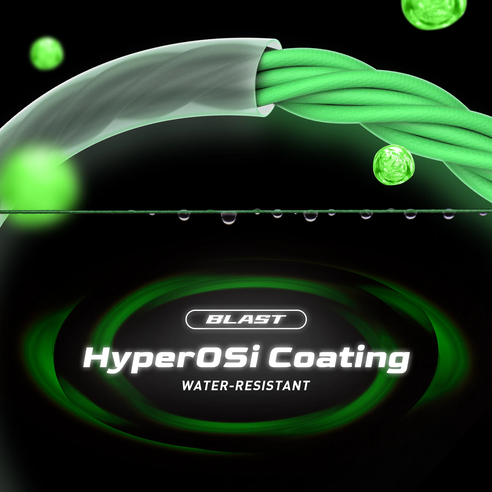 HANDING X4 Blast Braided Fishing Line Super Thin and Strong PE Line HyperOSi® Coating German Technology Abrasion Resistant Line