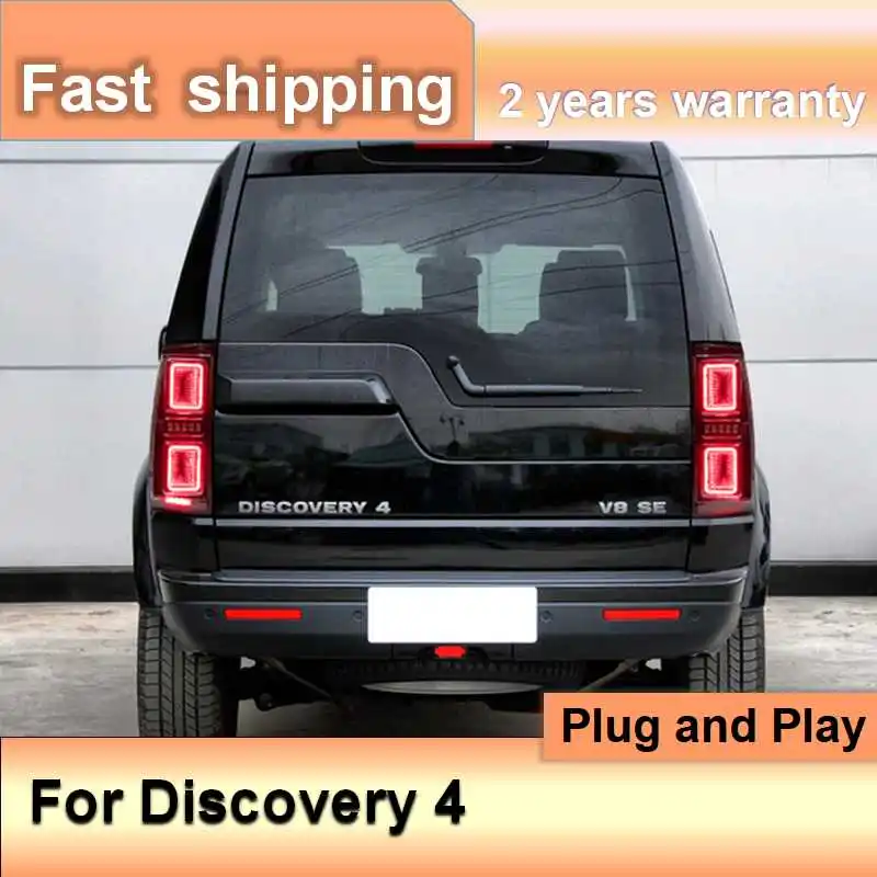 

Автомобильные аксессуары для Land Rover Discovery 4, задние фонари 2005-2016, Discovery 4, задние фонари, DRL, противотуманные фары, указатель поворота, задний ход