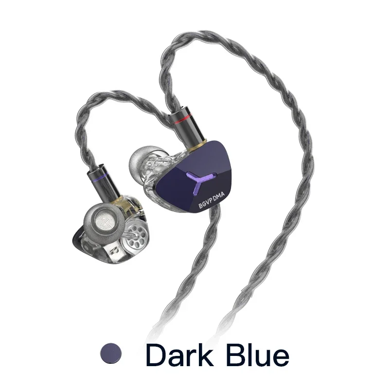 BGVP DMA توصيل العظام 1DD + 2BA + 2BCD Hybrid IEMs HIFI شاشة الموسيقى ستيريو اوديوفيلي ستوديو داخل الأذن سماعة أذن