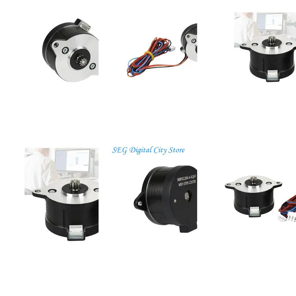 

U75B Printer Parts 36mm Motor Extruder Stepper Motor Round Body Extruder 10 Tooth