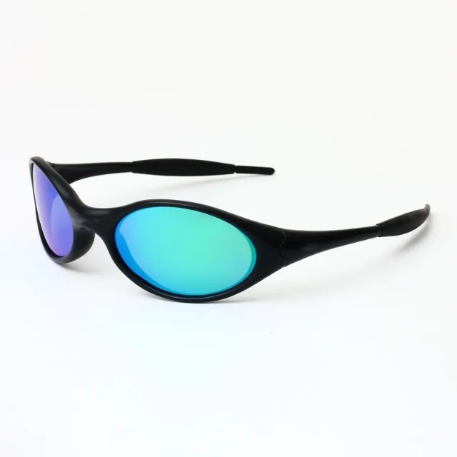 Neue UV400 polarisierte Sonnenbrille, Unisex, Retro, oval, blendfrei, für Outdoor-Sportarten, zum Radfahren, Angeln, Wandern, Trekking, Laufen