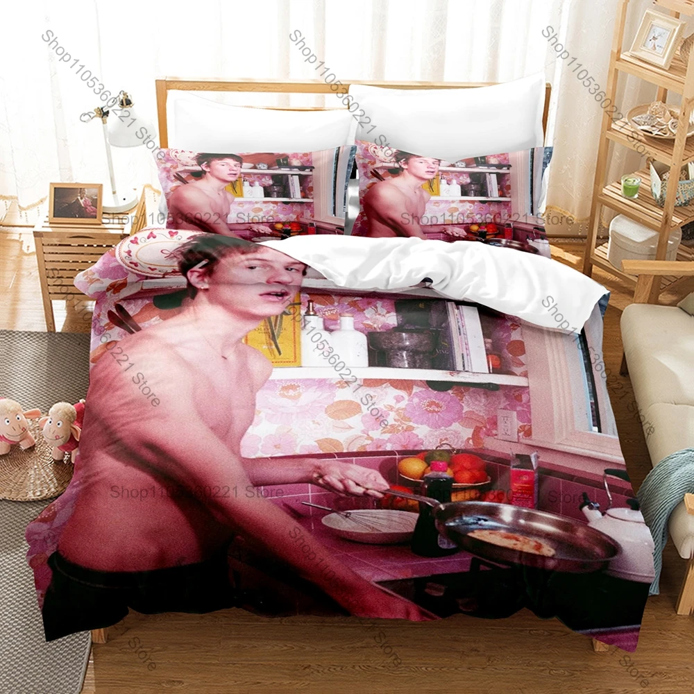 Malcolm Todd Do That Again Sweet Boy 3D Print Bedding Set Includes Duvet Cover + 2 Pillowcases Retro Red Indie R&B Guitar Poster