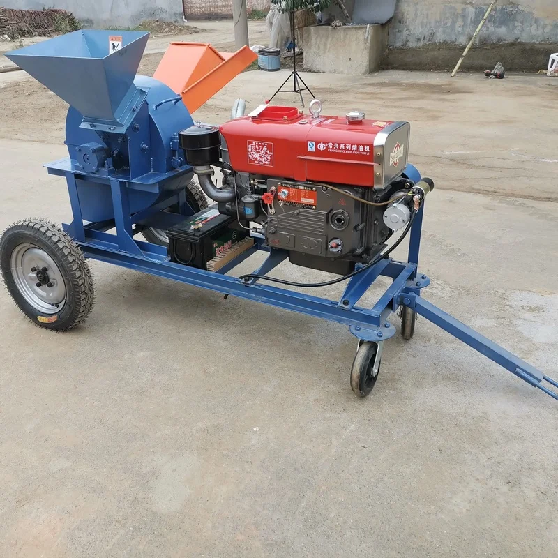 Automatic Crusher Machine For Efficient Wood Processing