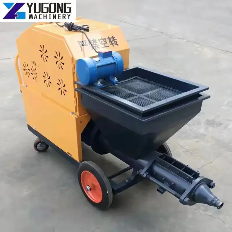 YG Cement Mortars Spraying Machine Electric Power Small Mortar Sprayer for Exporting Mortar Plaster Spraying Machine