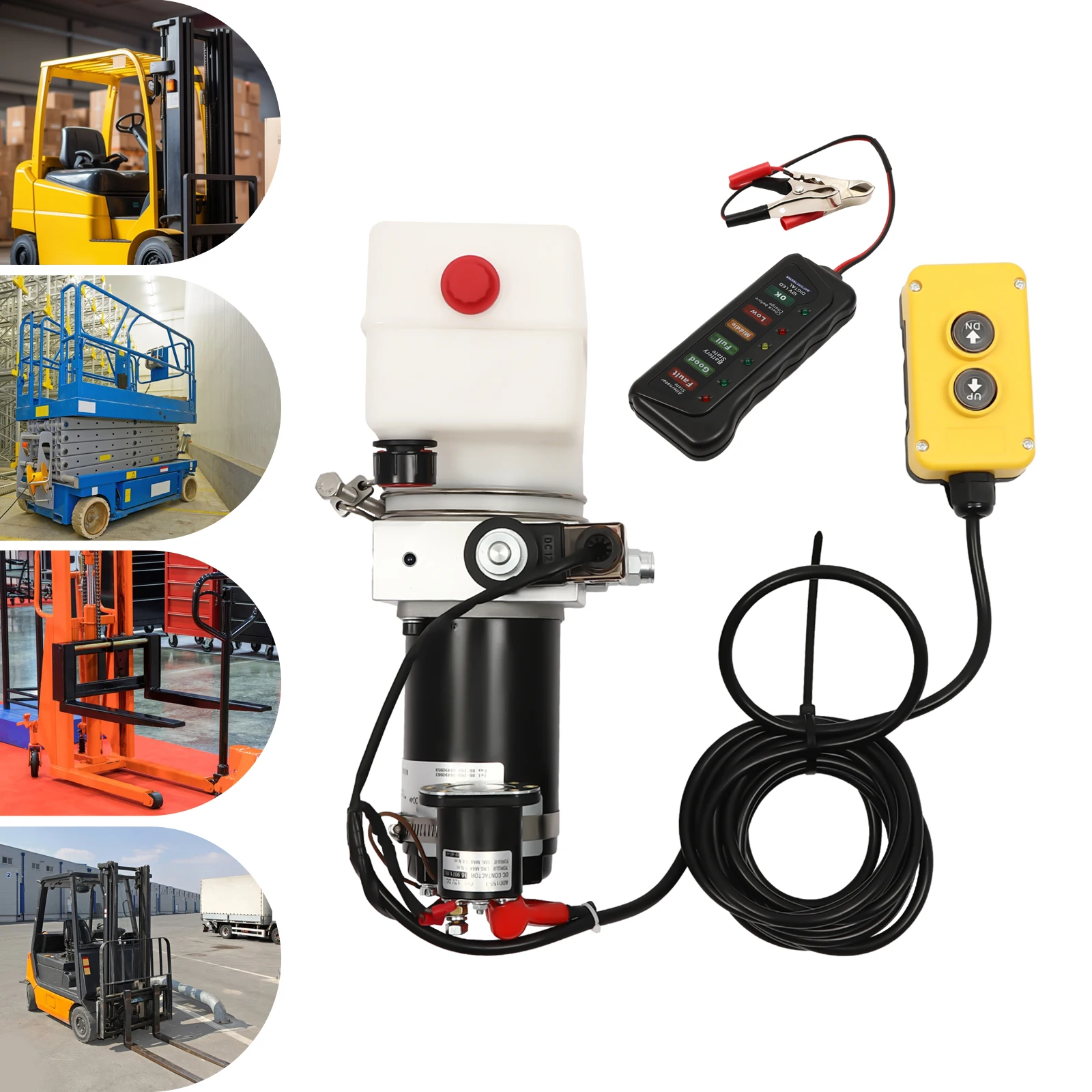 

Hydraulic Pump 12V Dump Trailer Pump， Hydraulic Power Units Electric， Hydraulic Pump for Dump Trailer and DIY Systems
