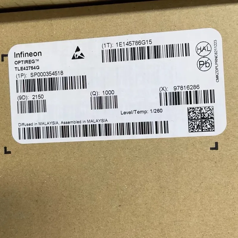 Frete Grátis 10 PÇS/LOTE NEW100% TLE42754G TLE42754 TO-263 LDO Reguladores de Tensão