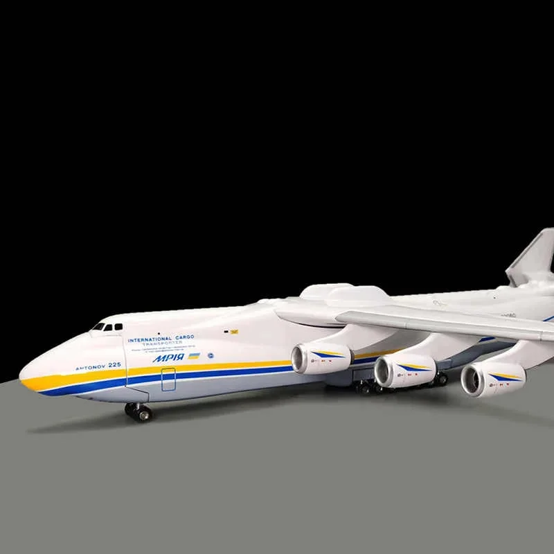 42CM AN-225 Mriya Diecast Model Huge Aircraft Scale 1:200 Ukrainian AN225 Aircraft Buran Collection Ornaments