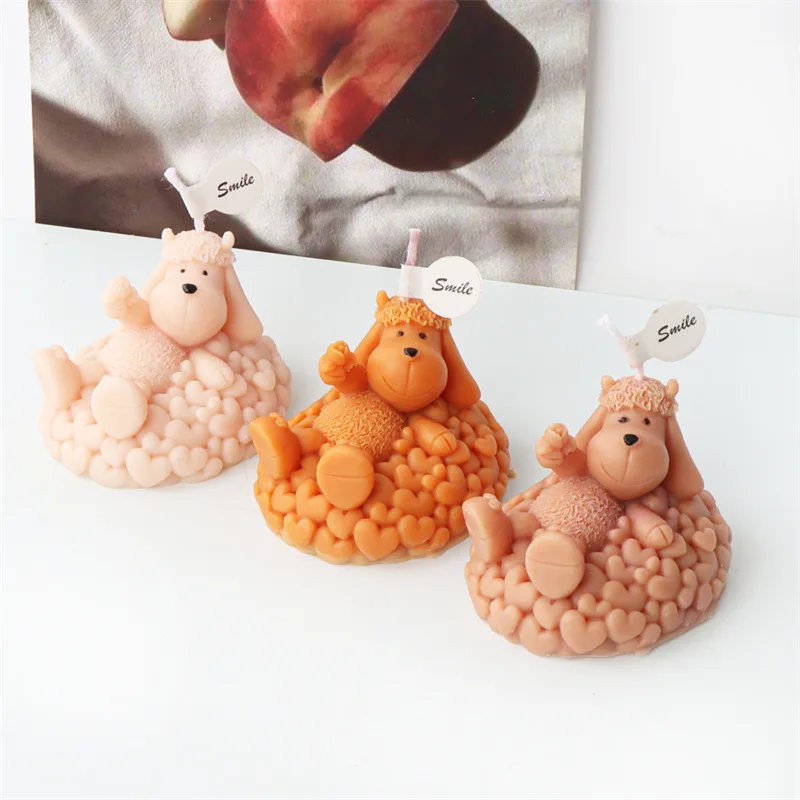 

2PCS Cartoon Lamb Silicone Mold for DIY Scented Candles, Plaster Decor, Resin Crafts and Lovely Home Ornaments