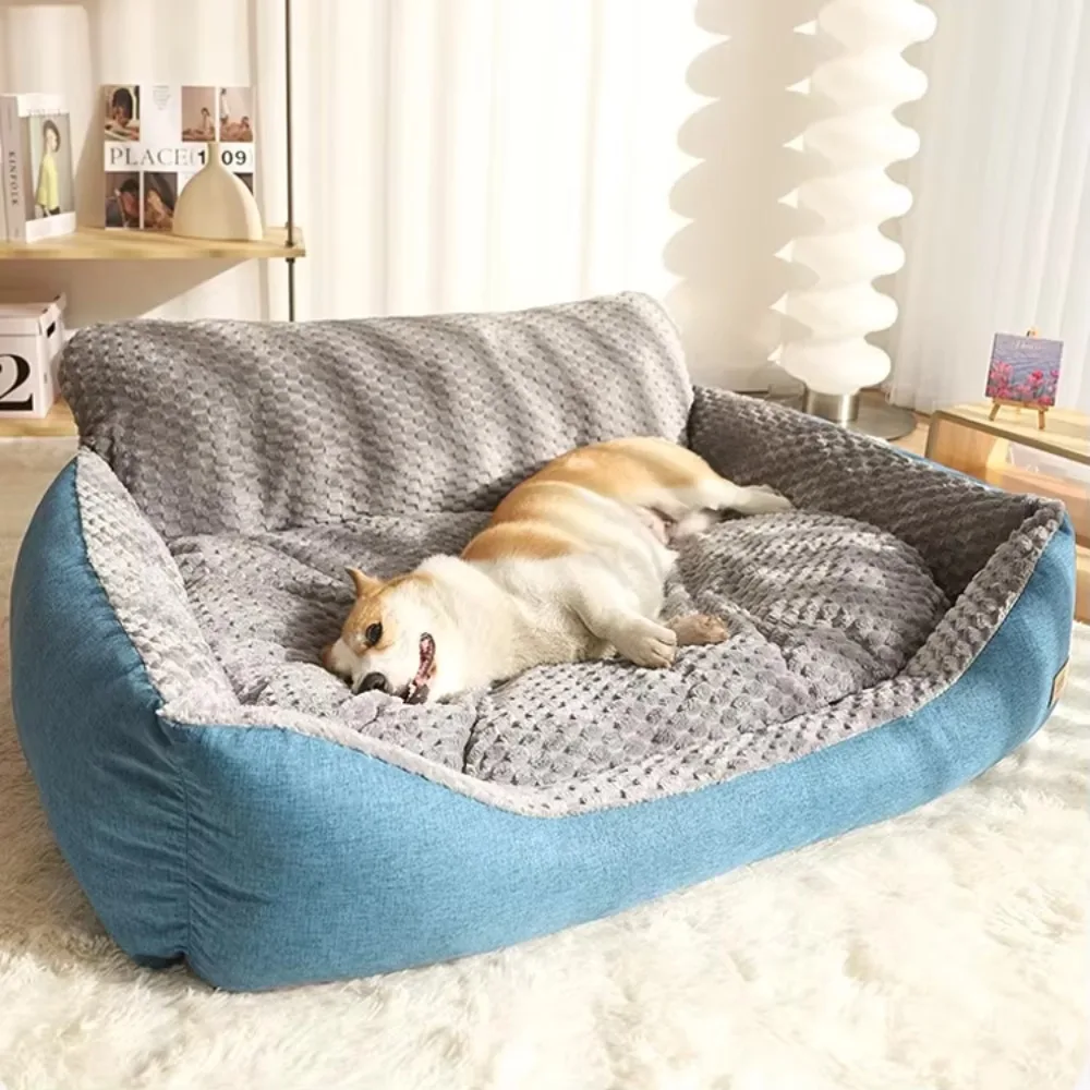 

Wholesale Solid Pattern Pet Bed with Removable Washable Cushion for Dogs and Cats