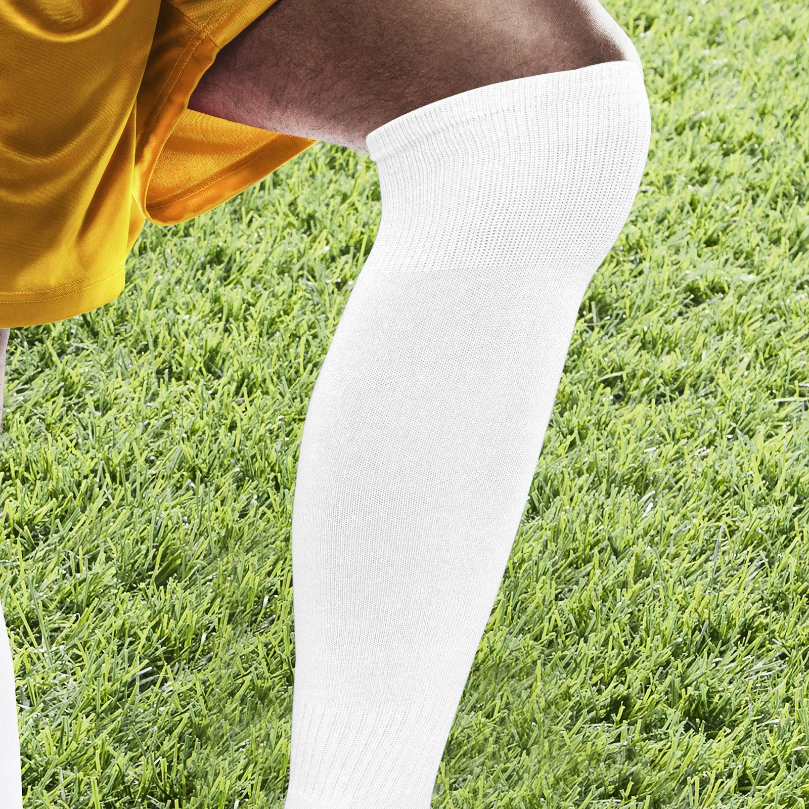 

2pcs Long Sports Socks For Soccer Football Baseball Rugby Hockey Calf Compression Stockings Comfortable Elastic Fit Outdoor