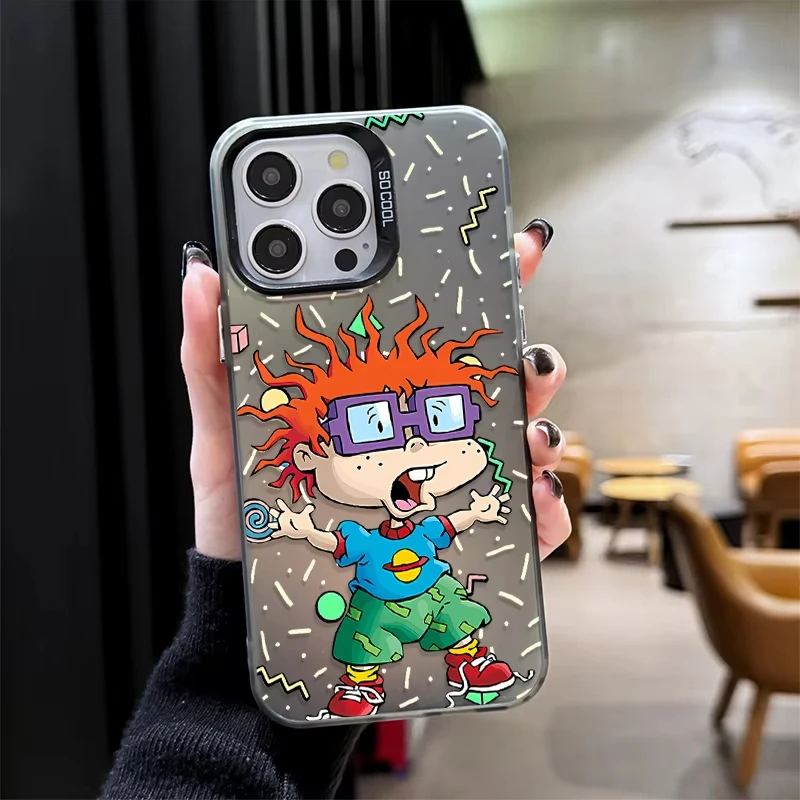 حافظة لهاتف آيفون 17 16 15 14 13 12 11 Pro Max X XR 16E 16 Plus 17 غطاء مضاد للصدمات