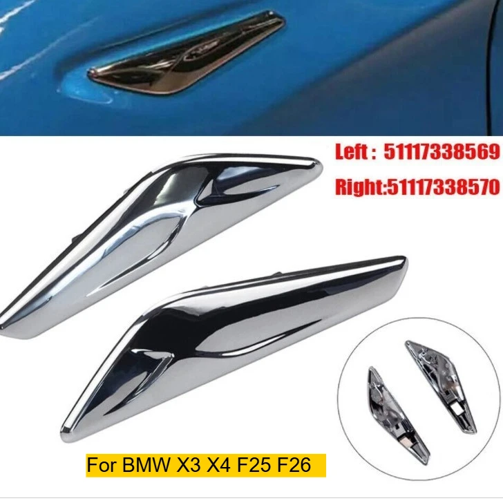 

Для BMW X3 X4 F25 F26 боковой габаритный указатель поворота, левый или правый 51117338569 51117338570, боковое крыло