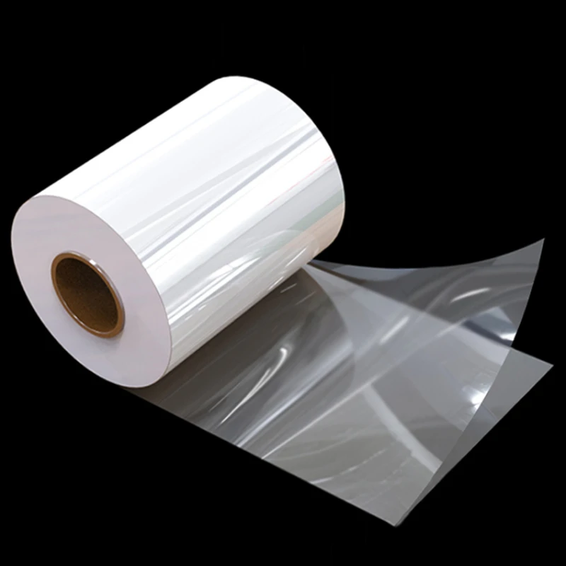 POF Folded Membrane Heat Shrink Film Transparent Thickening Food Grade Plastic Sealing Tea Cosmetic Plastic Packaging Films Roll