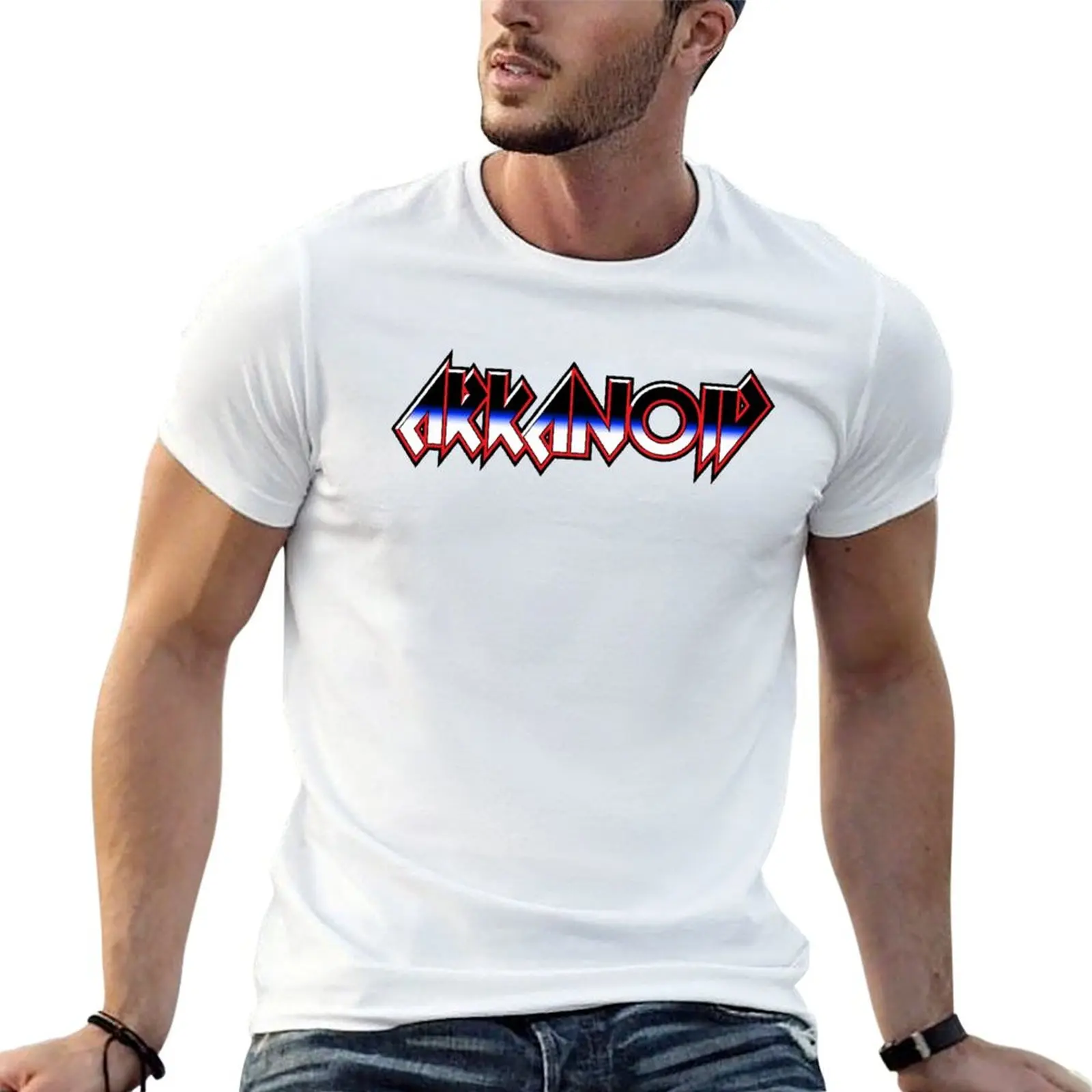 Camiseta Arkanoid, camisetas de diseñador para hombre, camisetas gráficas vintage con estampados, camiseta