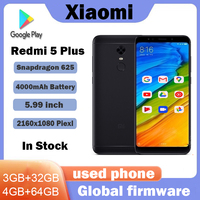 Xiaomi Redmi 5 plus smartphone 5.99''4000mah celular smartphone snapdragon 625 Android 12.0MP  Global firmware used phone
