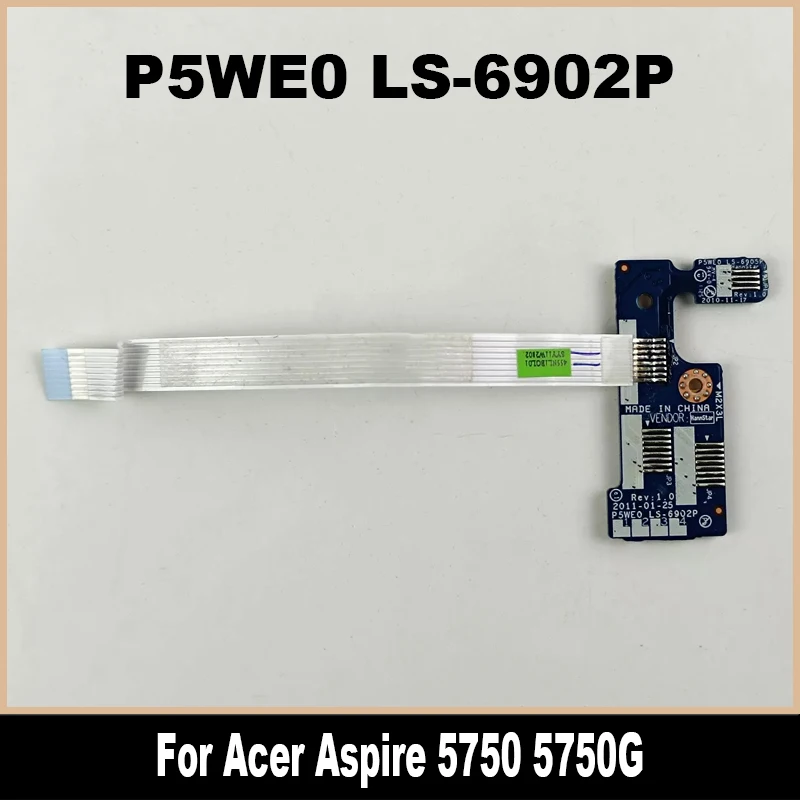 Оригинальная Светодиодная панель P5WE0 для Acer Aspire 5750 5750G Series с кабелем, высокое качество 100% Протестировано