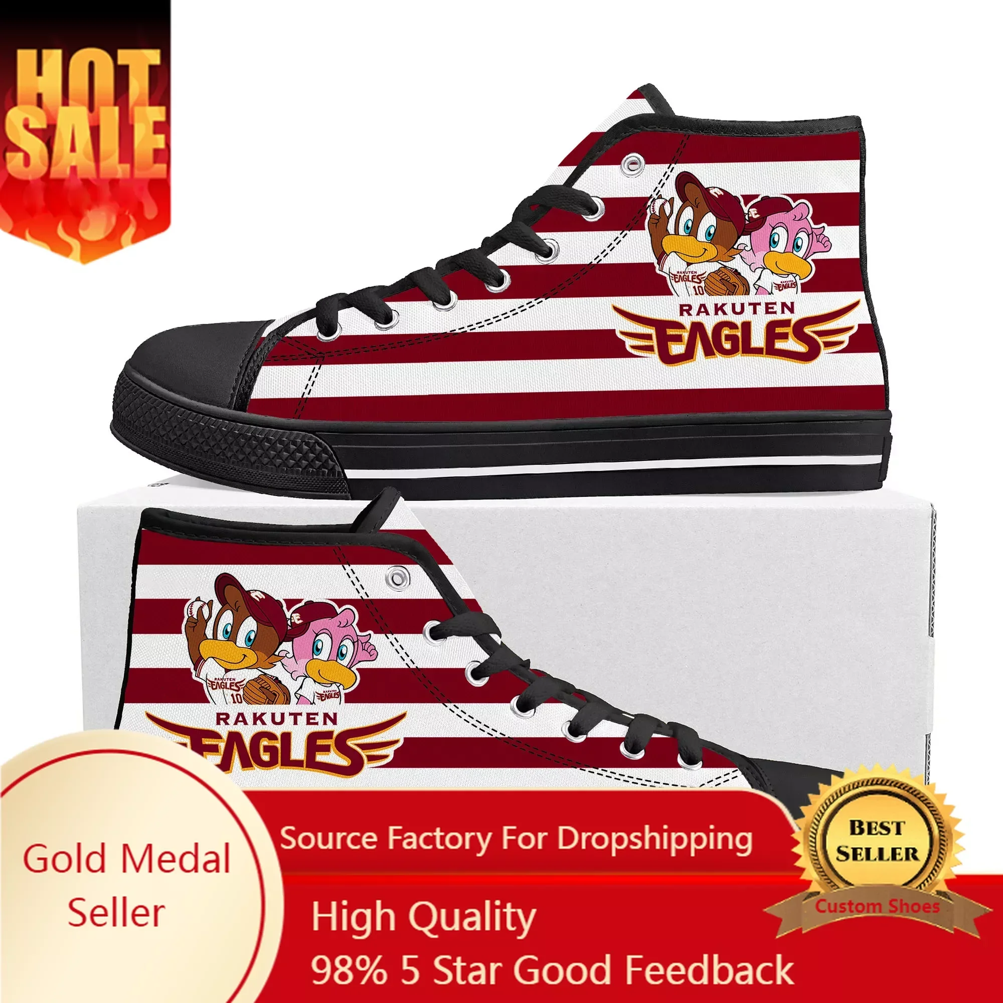 Homens e mulheres Baseball High Top Sneakers, Custom Made sapatos, lona, casual, personalizar, DIY, adolescente, alta qualidade