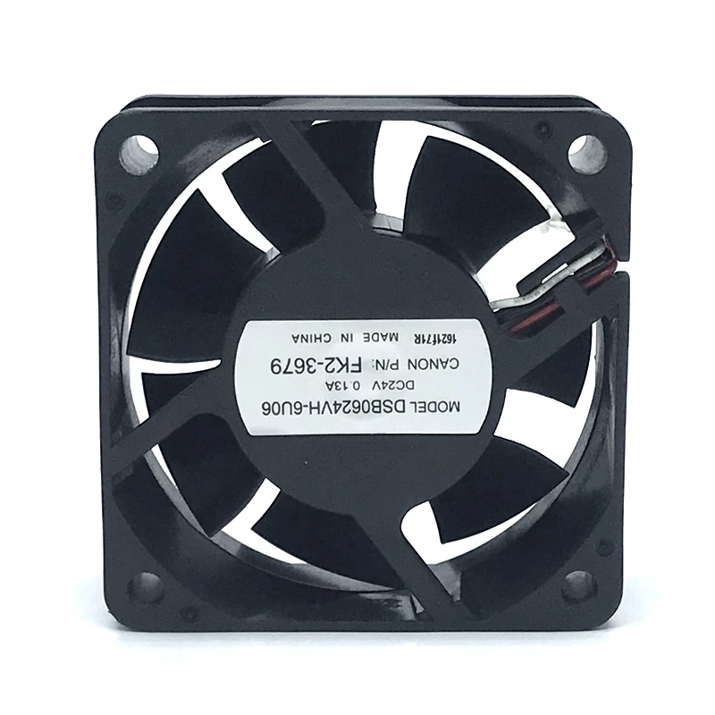 

60mm 6cm 24V Server Cooling Fan DSB0624VH -6U06 24V 0.13A 3wire 60X60X25mm Dual Ball Bearing Cooler Fans