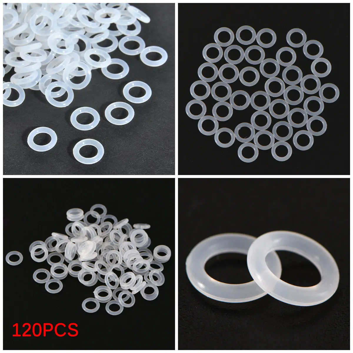 120pcs Keycaps O Ring Seal Sound Dampeners for Merchanical Keyboard Switch Damper Replacement Noise Reduce Keyboard O-ring