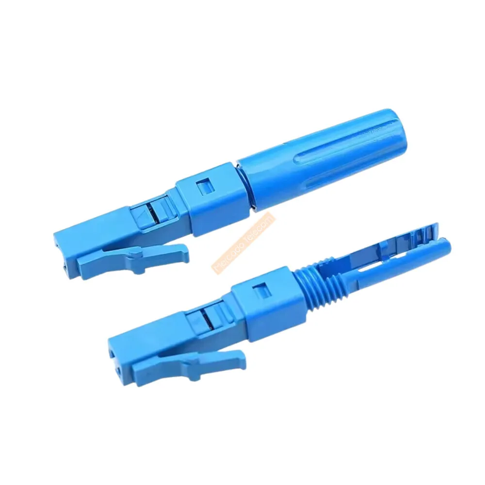 10pcs/lot ELC925T LC UPC Fast Connector Quick Connection for Drop Indoor Cable Fiber Optic Adapter