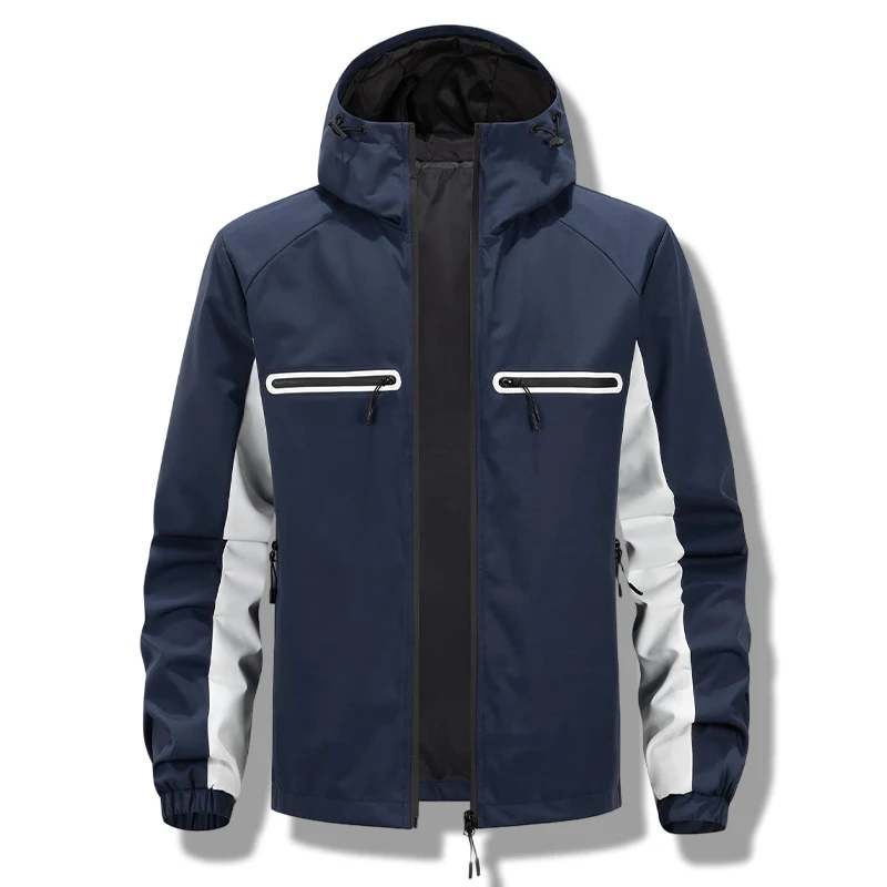 

Мужские универсальные спортивные модные ветрозащитные куртки европейского размера, уличная ветровка для пешего туризма и велоспорта, весенне-осеннее пальто с принтом