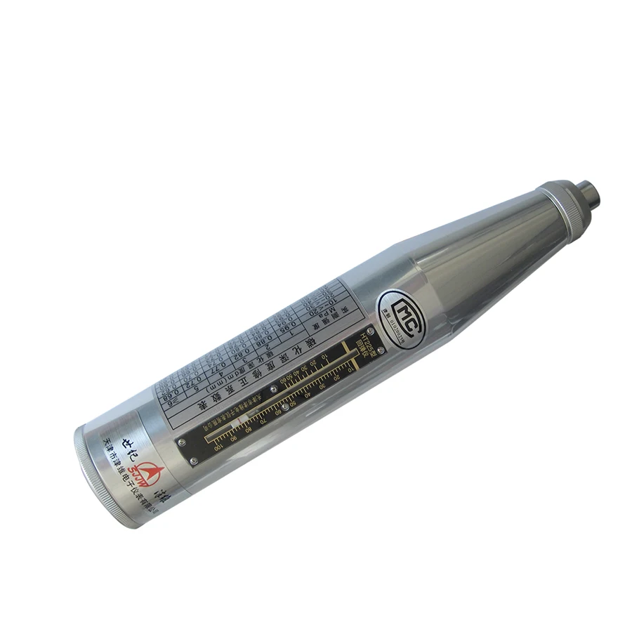 1pc Portable Concrete Rebound Test Hammer Schmidt Hammer Testing Equipment Resiliometer HT-225 (Blue Instrument Case)