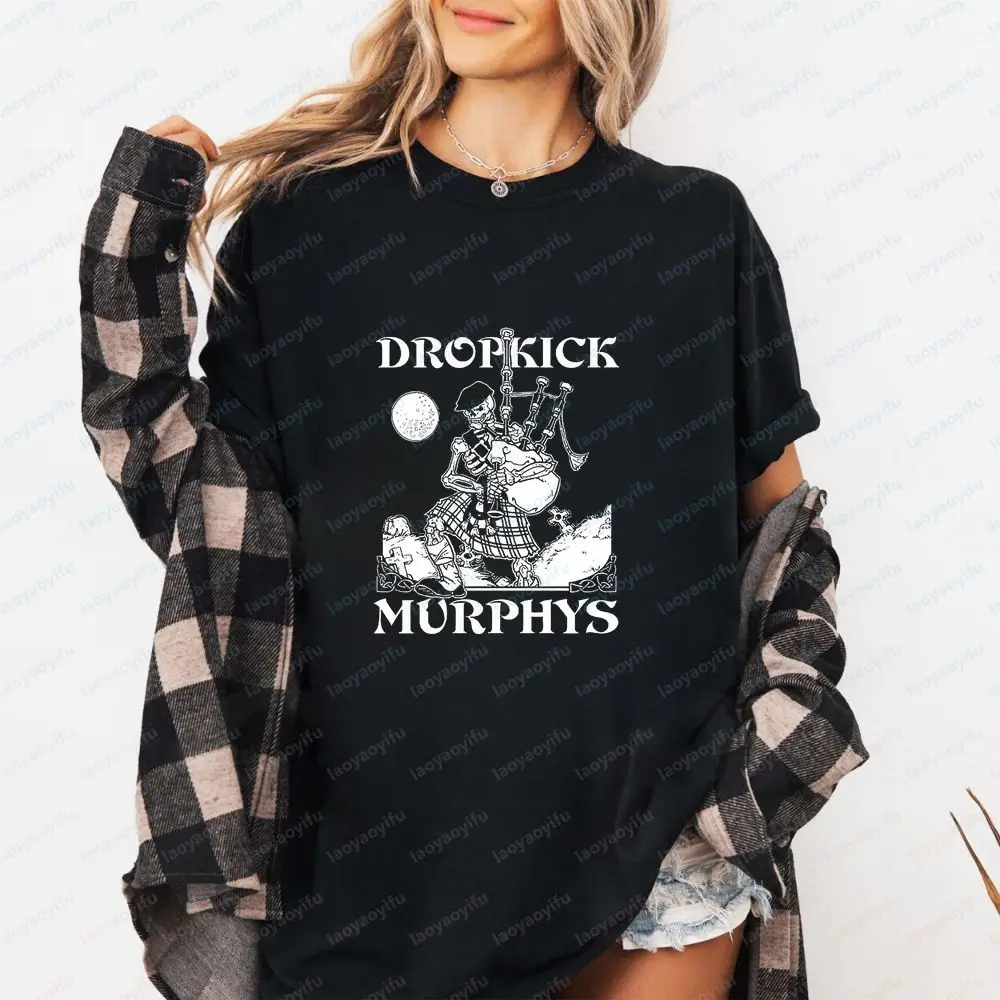 DROPKICK MURPHYS Retro Vintage Pirated Style New Men's and Women's Universal Round-neck T-Shirt and Hoodie