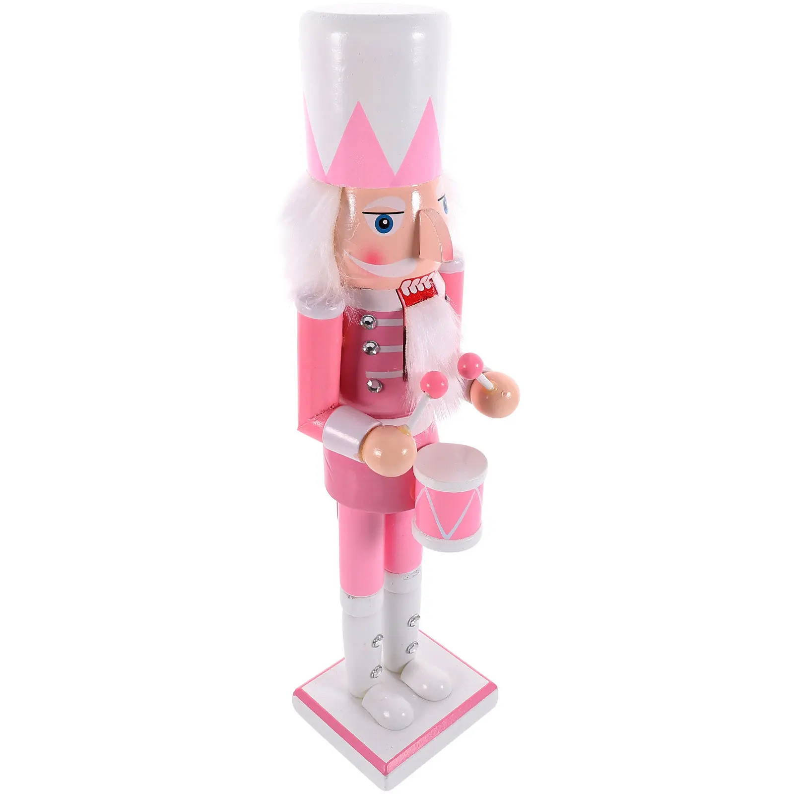 

Traditional Wooden Nutcracker Soldier Xmas Decor Crafted for Home Party Window Table Display Festive Christmas Nutcracker