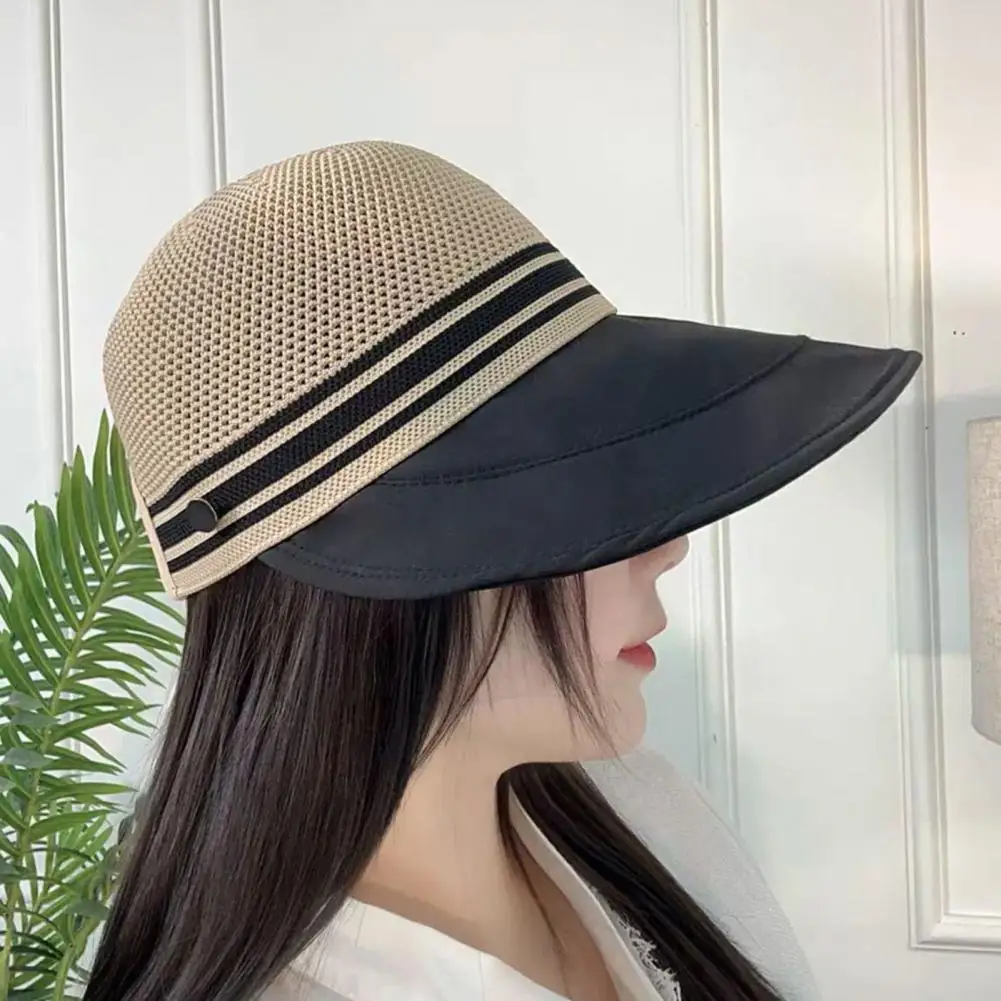 Adjustable Sun Hats for Big Heads Women’s Breathable Sun Hat with Wide Brim Adjustable Uv Protection Cap for Hiking