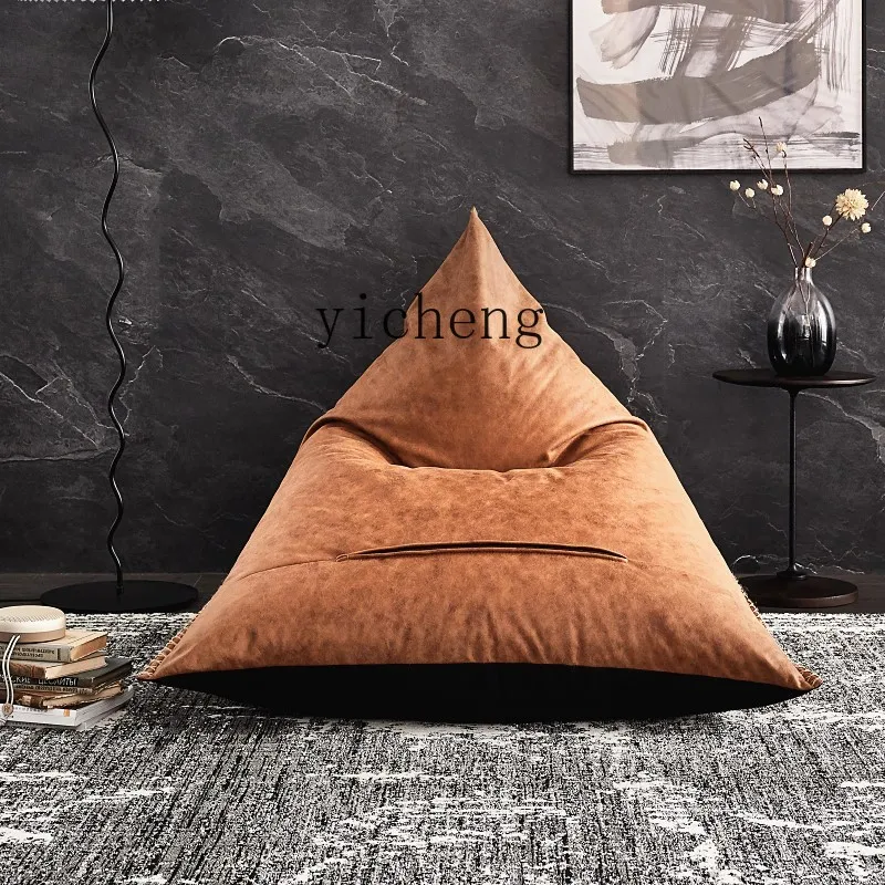 Tqh Lazy Sofa Suede Bean Bag Single Sofa Tatami Recliner