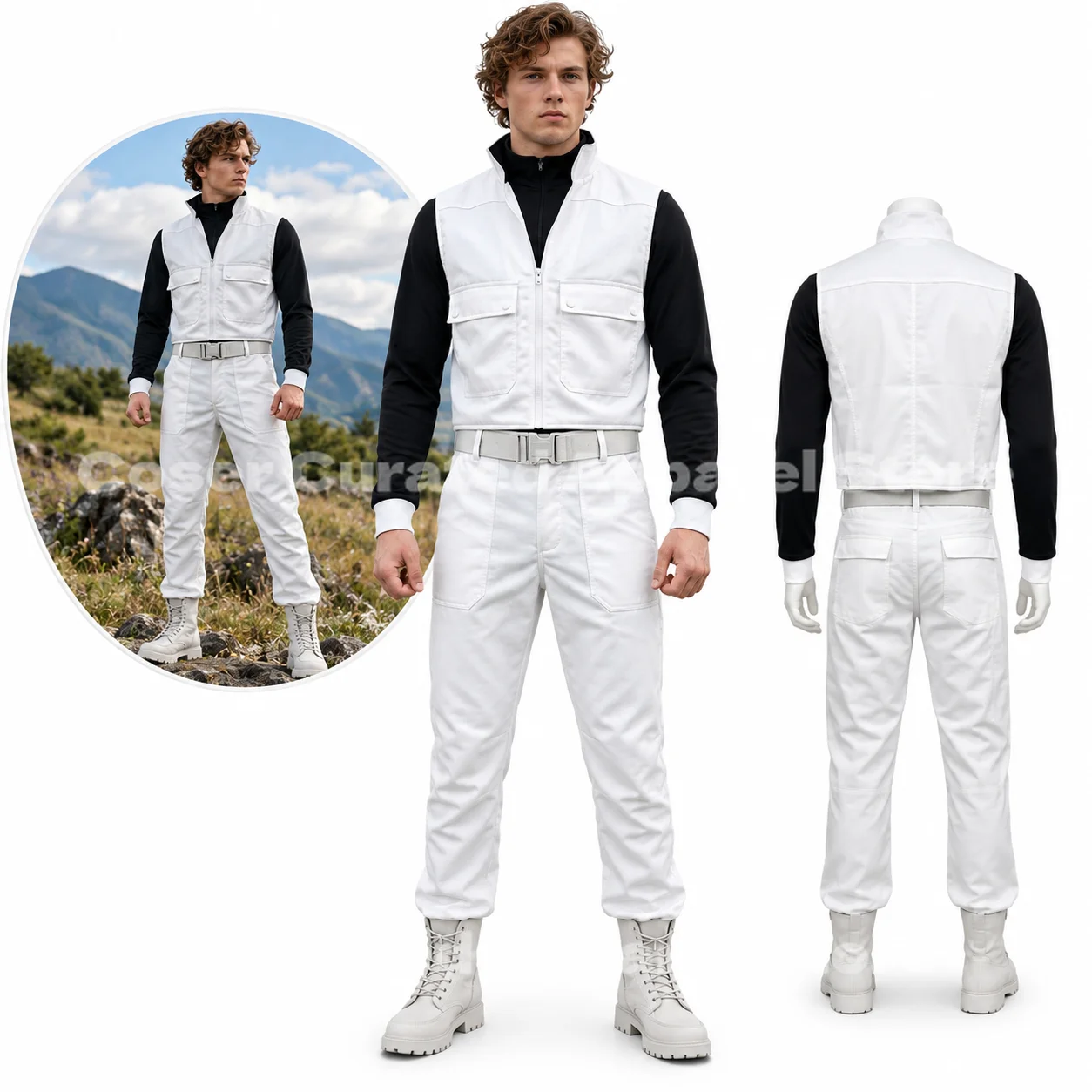 New Haymitch Abernathy Cosplay Costume The Hunger Cos Game Uniform For Adult Men Roleplay Outfits Halloween Carnival Party Suit