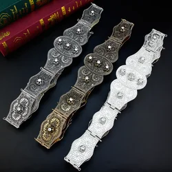 Caucasus Bride Metal Belt Adjustable Length For Women Turkish Dress Rivet Waist Chain Belt