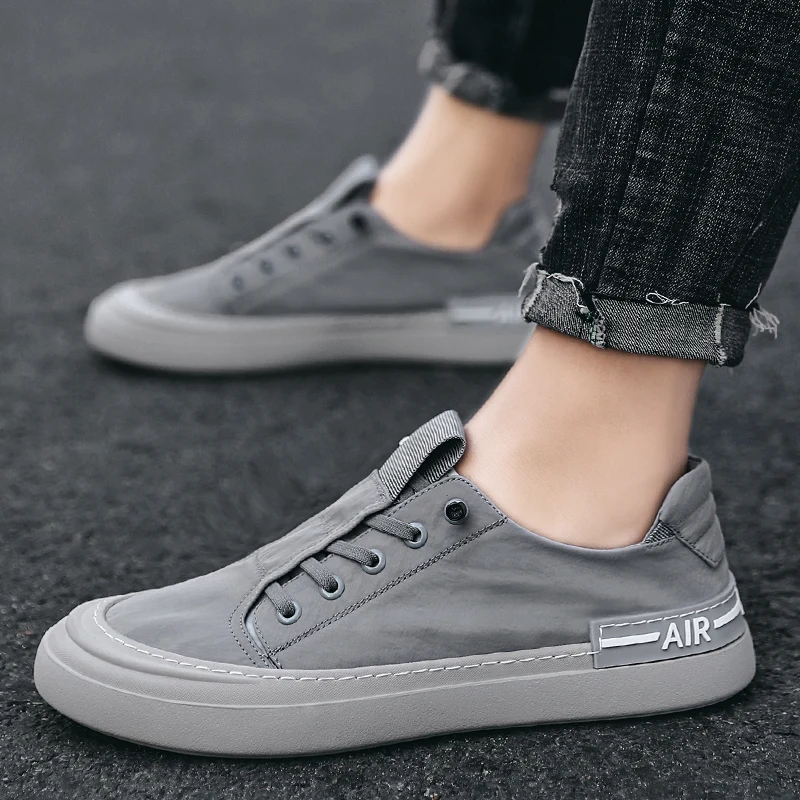 Summer Men Sneakers Breathable Ice Silk Cloth Shoes Flat Loafers Men Slip On Shoes Lazy  Sports Shoes Zapatos Deportivos