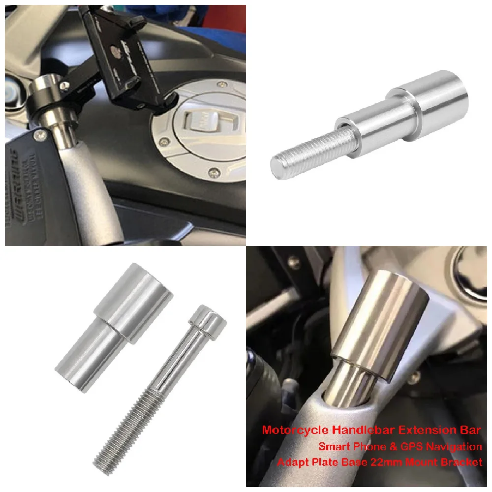 

Fit for BMW K1600 GT GTL Bagger Grand America K1600GT K1600GTL K1600B 2010-2025 Motorcycle Handlebar 22mm Extension Bar Adapter