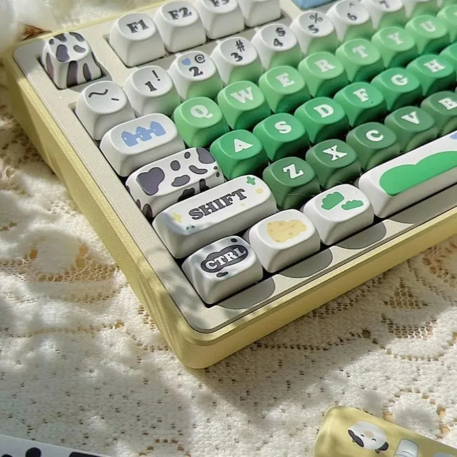 125 キーランチ昇華 PBT キーキャップ MOA プロファイルキーボードキーキャップチェリー Gateron メカニカル MX スイッチゲーミングキーボード用